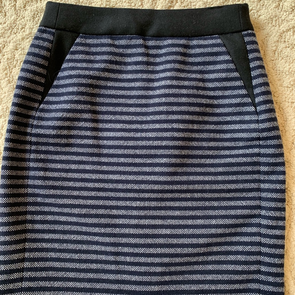 J Crew Blue Skirt